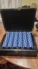 Luxury Professional Poker Set-wood Case-chips Clay Composite With Metal Inlay