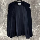 Jaeger Size 4 Casual Button Blazer Jacket Black Long Sleeve Lined