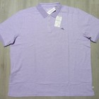 Tommy Bahama Mens Big   Tall Emfielder 2 0 Polo Shirt Lavendula Purple Supima