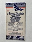 1934 Eastern Air Transport Airlines Timetable Brochure Curtiss Condor Airplane