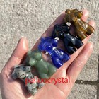 10pcs Wholesale Natural Mixed Women Quartz Crystal Skull Carved Goddess Gem 1 8 