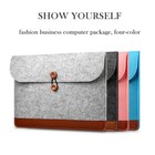 Wool Felt Laptop Sleeve Case Notebook Bag For Macbook Air Pro Retina 11  13  15 