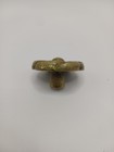 1 3 4    Dia  Brass Flower Mid Century Modern Hardware Cabinet Knob Drawer Pull