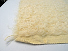 German Cream Curly Fluffy Matted Mohair Fabric For Making Teddy Bears 18  X 27 