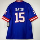 Tommy Devito  15 Football Jersey Embroidered Dark Blue  Size s-4xl