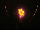Aerolux Star Of David Vintage Light Bulb Figural Filament Works tested Nos 3-d