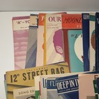 Lot Of 30 Vintage Sheet Music - I Don t Want To Set The World On Fire  Etc 