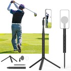 360 Rotate Monopod Tripod Selfie Stick Record Golf Swing Magnetic Ground Field