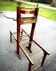 Antique Anchor Brand Clothes Wringer - Folding Wood Laundry Wringer