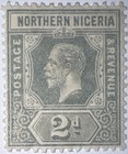 Travelstamps  1912 Northern Nigeria Stamps Two Pence  Kgv  Mint  Og  H