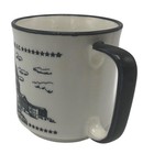 Washington D c  Souvenir Cup Mug U s  Capitol Building White W  Navy Blue Design