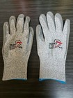 Lot Of 6 Dozen Safety Cut Resistant Gloves Ansi Cut Level A3 Lining Gray Size 11