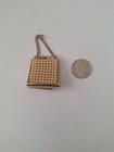 Small Vintage Pillbox With Faux Pearls