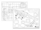 Cessna 182 Skylane 74  Wingspan Rc Model Airplane Printed Plans   Templates