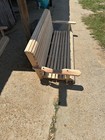 4ft Cypress Wood Deluxe Roll Paint Grade   2  Porch Swing With Chains