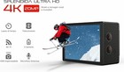 Cooau 20mp Wifi Action Sports Camera With 4x Zoom 30fps Waterproof Touch Screen