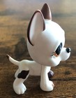 Littlest Pet Shop  lps  Great Dane  750 Brown White 2007 Tear Drop Eyes