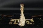 Rare Intact Ancient Roman Glass Bottle Vessel With Yellow Patina C  1st Century