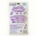 Vintage Lisa Frank Stationary Stencil Set Easter Colorful 27pc Sealed Nos 90s
