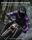 Ilm Adult Mountain Bike Helmet Men Women Full Face Lightweight Bmx Mtb Helmet