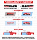Porsche 993 Custom Waterslide Decal For Hot Wheels 1 64 Scale A1