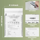 Bank Deposit Bags Plastic money Bag For Cash bank Bag cash 9 X 12 Inch  White 