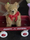 Rare Sweet Early Antique C 1900s Steiff Miniature Bear 3 5    Old Long F Button