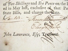 Revolutionary War Officers Pay Lebanon Connecticut 1781