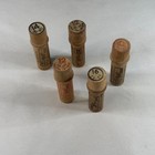 Lot 5 Vintage Boye Needle Co Wooden Tubes Sewing Machine Needles Pat 1910