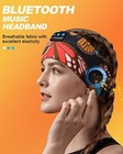 Sleep Headphones Headband Bluetooth 5 4  Sports Headband Artistic Butterfly