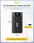 3w 2-in-1 Window Breaker   Seatbelt Cutter Car Safety Hammer Escape Punchtool