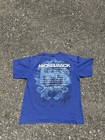 Vtg Nickelback Dark Horse Album Blue Concert Double-side Graphic Tee Size Large 