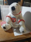 Vintage 1993 Coca Cola  Plush 12 Inch White Polar Bear Coca Cola Shirt Stuffed