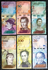 Venezuela Animal Banknotes Set 6 Pcs     Wildlife Paper Money Collection Gift