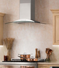 Zline Convertible Vent Wall Mount Range Hood In Stainless Steel   Glass  kn-30 