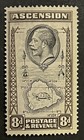 Travelstamps  1934 Ascension Stamps Sg 27 - 14 Perf - Kgv - Mint Mogh