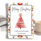 Christmas Gift Card Book 12 Pages Spiral Bound Diy Xmas Money Holder Santa