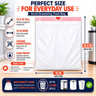 1 2 Gallon  240 Bags  Small White Drawstring Trash Bags Code A 4 5 Liter Bath   