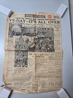 Wwii   Ww2 Ve-day British Newspaper Lot May 1945 Stars And Stripes Yank Magazine