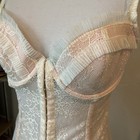 Victoria Secrets Sexy Little Thing Corset Bustier Garter Y2k Ruffle Floral 36c