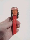 Vintage Pez Dispenser No Feet Indian Squaw Maiden Red Austria