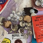 Vtg Mixed Lot Button Making Set For Making Fabric Covered Buttons