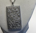 Sterling Silver Art Nouveau Pendant 18 Grams