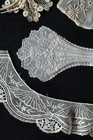 8 Pc  Lot Vintage Lady s Dress Accessories Lace Collars  Cuffs Etc 