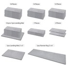 Plush Bullnose Carpet Stair Treads Cover Landing Mat Runner Rug Multi-set Option