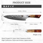 Shan Zu Japanese Knife Damascus Chef Knife Sg2 Powder Steel Knives With Sheath