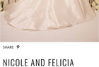 Nicole   Felicia Style Number  Nf095  Ball Gown Wedding Dress Size 10