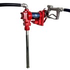 12v 20gmp Fuel Transfer Pump W nozzle Transfer Of Gasoline Diesel Kerosene  red 