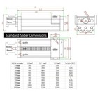 100-1000mm Stroke Stage Actuator Ball Screw Linear Cnc Slide Module W step Motor