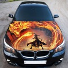 Fire Dragon Car Hood Wrap Decal Vinyl Sticker Full Color Graphic Fit Any Car S